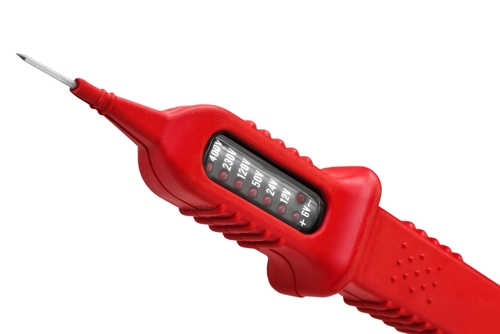 Red non-contact voltage tester